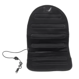 12V Universal Heating Car Seat Cushion Covers  Heater Warm Heated Winter Black