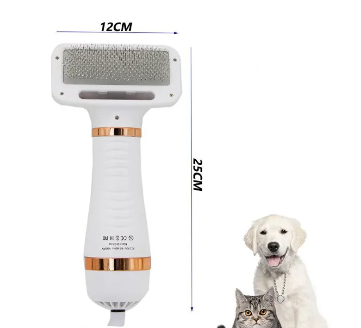 2 in 1 Multi-Functional Grooming Brush Comb Hand Held Dog Dryer