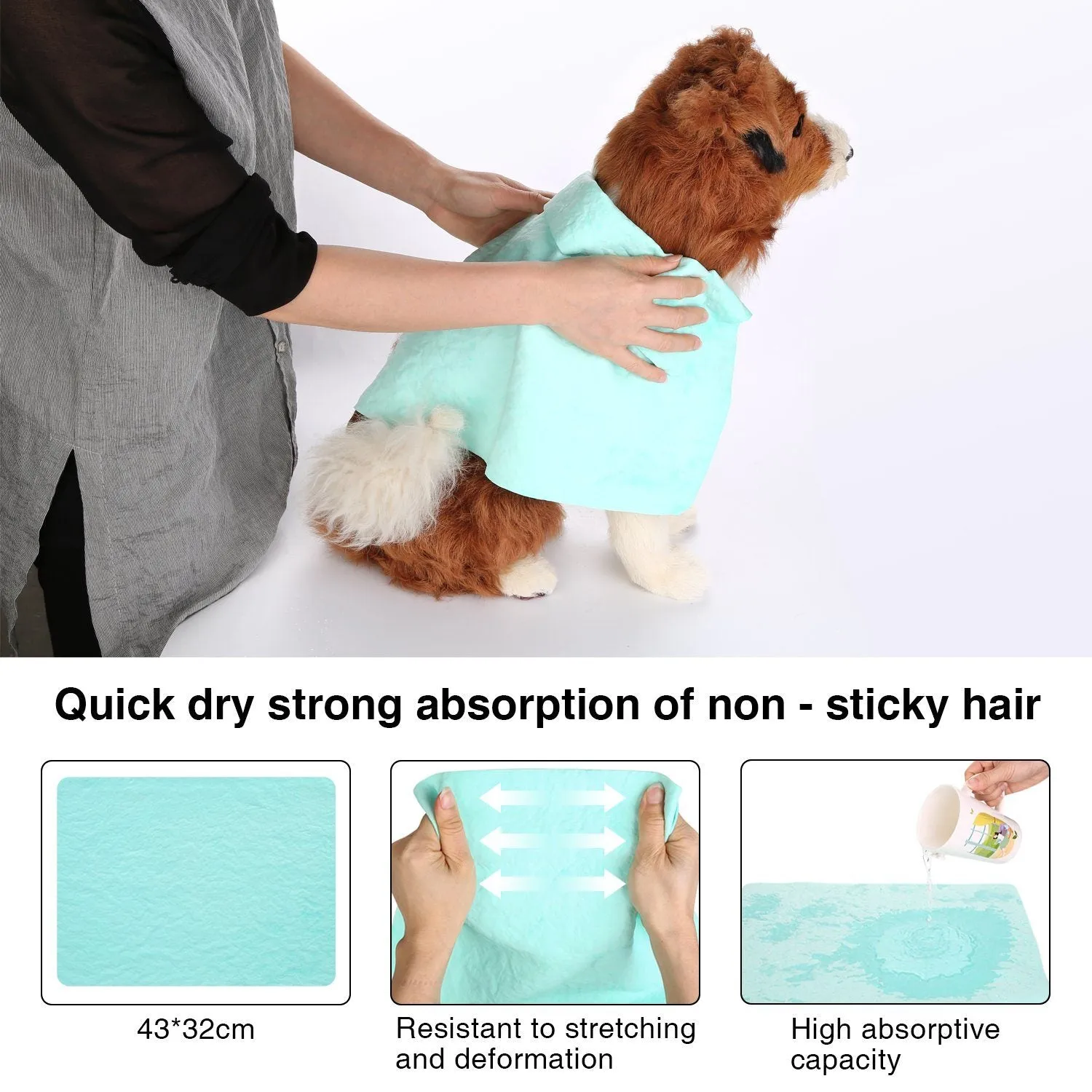 2-in-1 Pet Hair Dryer Blower Slicker Brush Portable Dog Cat Grooming Low Noise