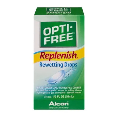 Alcon Opti-Free® Replenish Rewetting Eye Drops, 10mL