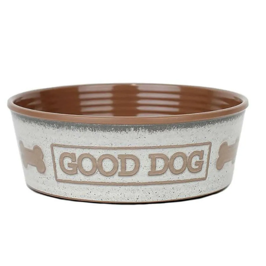 Barkley & Bella Single Wall Melamine Bowl Natural Medium