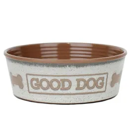 Barkley & Bella Single Wall Melamine Bowl Natural Medium