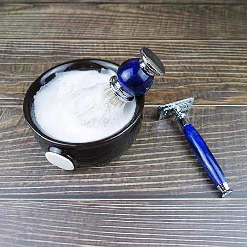 Bicrops Shaving Soap Bowl For Men, Easier to Lather Black