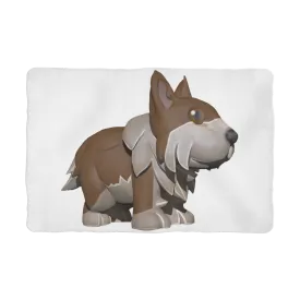 Brown Dog Sublimation Pet Blanket