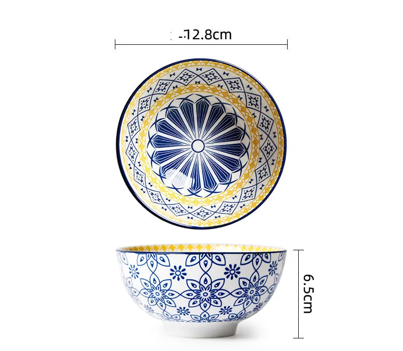 Ceramic Tableware Household Soup Porridge Bowl