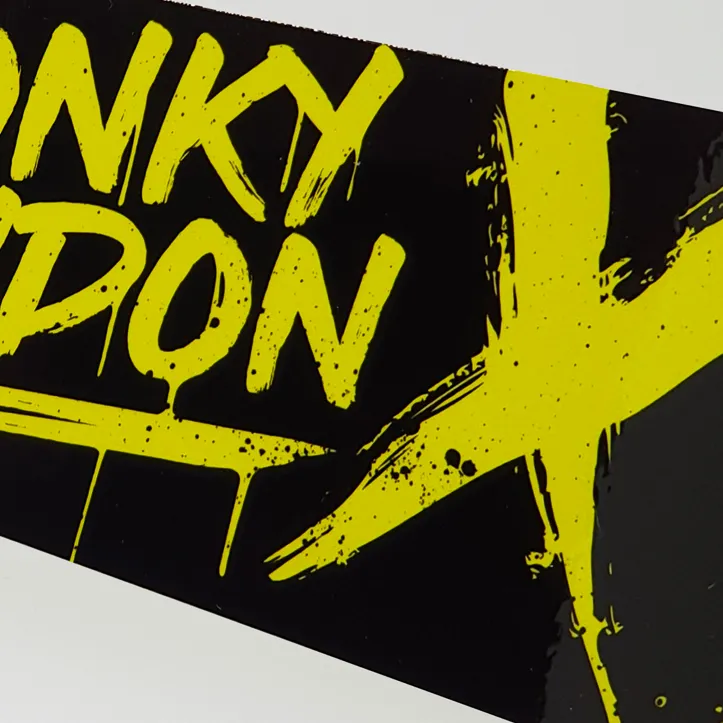 Cheeky Monky Yellow Slap Sticker