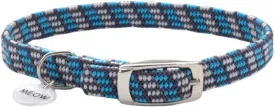 Coastal Pet Elastacat Reflective Safety Collar with Charm Grey/Blue - Small (Neck: 8-10")