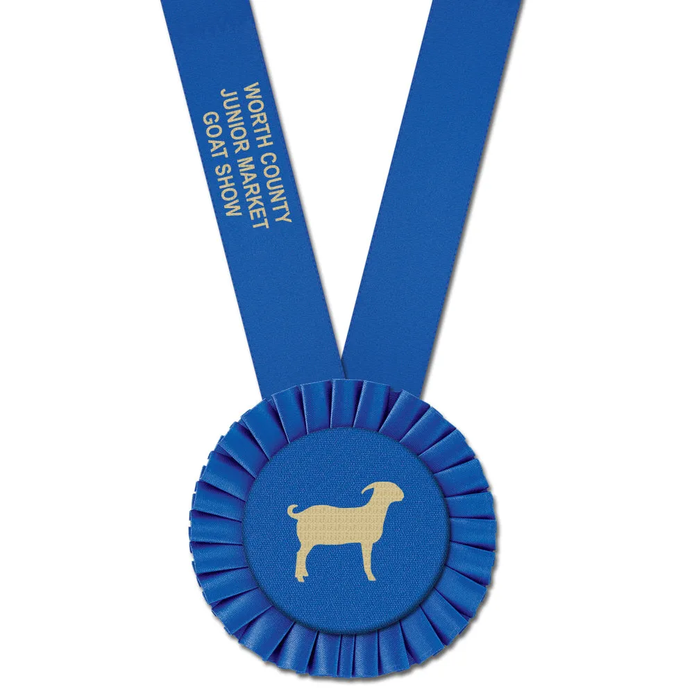 Custom Olympian Award Sash, 3-1/2" Top