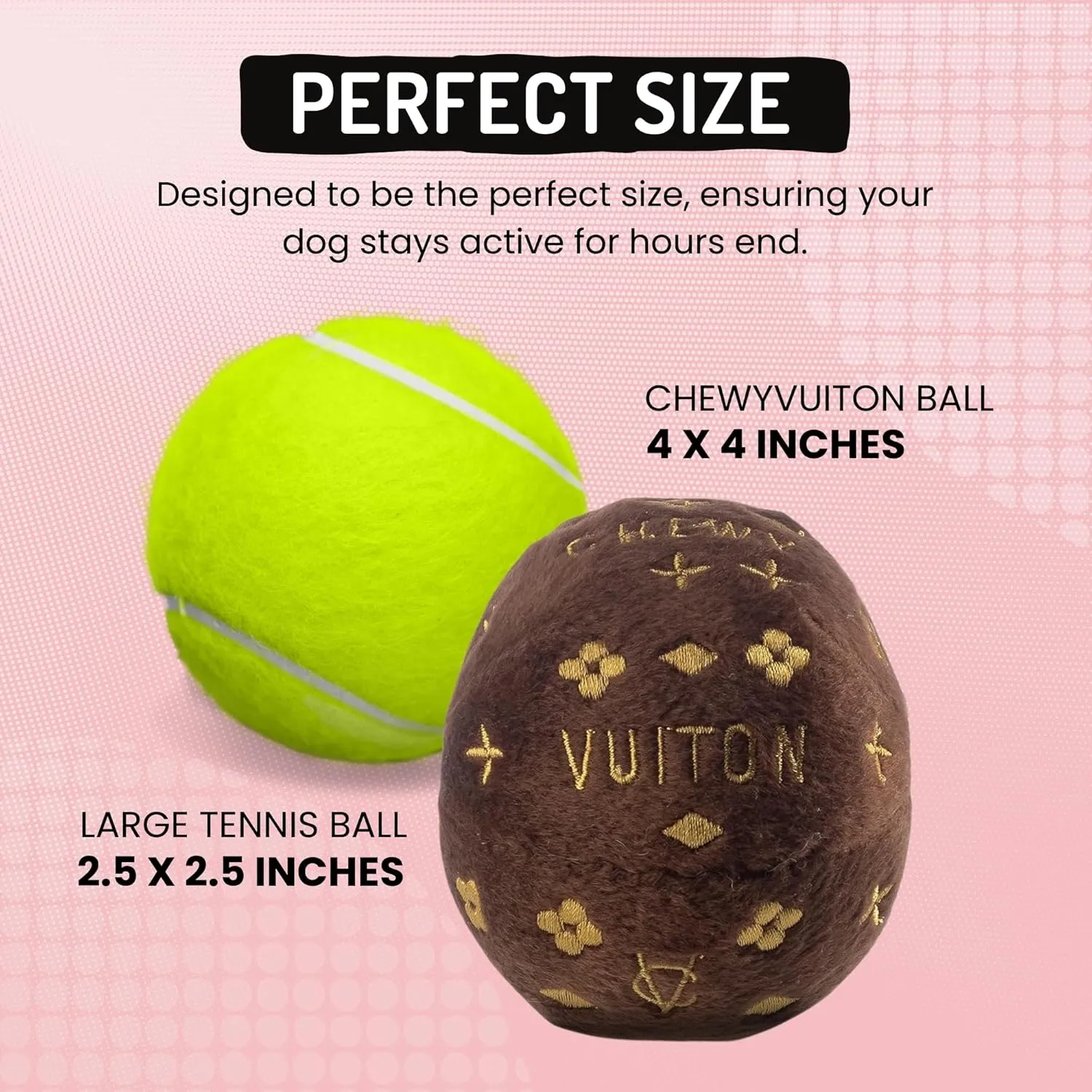 Dog Diggin Designs Runway Pup Collection | Unique Squeaky Parody Plush Dog Toys  Prt--Porter Dog Bones, Balls & More