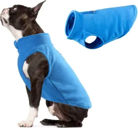 Dog Fleece Vest Jacket Pet Dogs Clothes Warm for Small Dogs Blue S