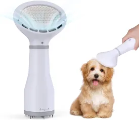 Dog Hair Dryer Brush Dog Blow Dryer with Slicker Brush