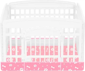 Dog Playpen Bottom for 36" Inch Pet Playpen with 4 Panels, Dog Crate Bottom Pet Tent Puppy Play Pen Bottom, Ideal for Indoor/Outdoor Use. Note: Playpen Not Included!!! (Pink)