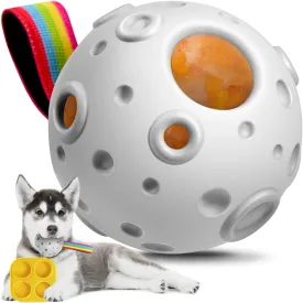 Dog Puzzle Toy, Frozen Fillable Dog Food Dog Enrichment Toys to Keep Them Busy,Treat Dispensing Dog Toy,Dog Ball Toys for 10-80Lbs,Safety Rubber Dog Chew Toys,Easy to Clean Interactive Dog Treats Toy