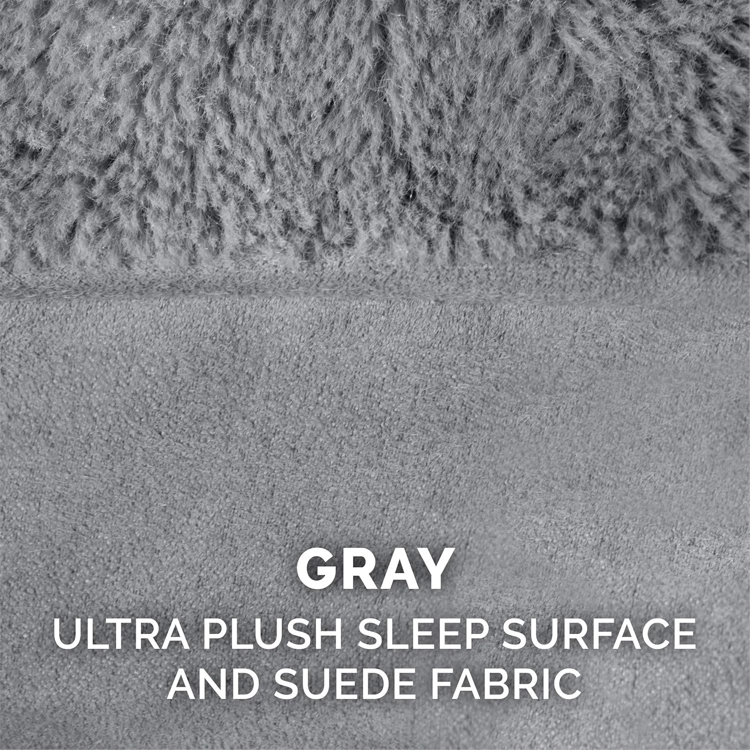 Furhaven Cooling Gel Dog Bed Medium Gray