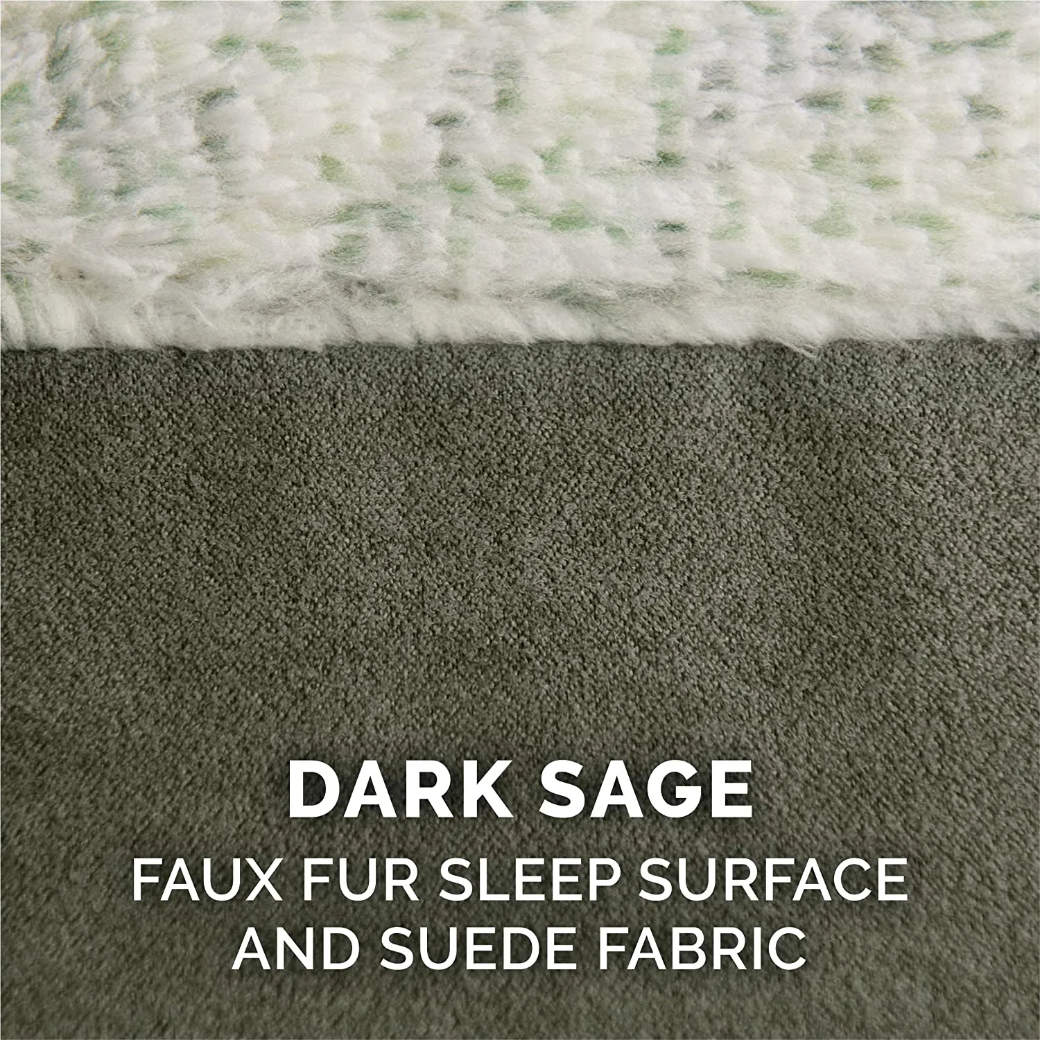 Furhaven Pet Deluxe Memory Foam Chaise Lounge Sofa Pet Bed, Medium, Dark Sage, Retails $65 