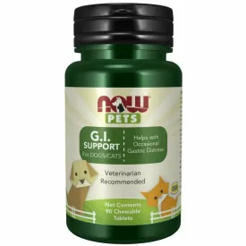 GI Support for Dogs/Cats 90 chewable tab By NOW