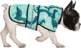 HDE Dog Raincoat Hooded Slicker Poncho for Small to X-Large Dogs and Puppies Dinosaurs - M