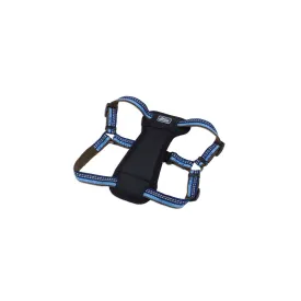 K9 Explorer® Reflective Adjustable Padded Dog Harness, Blue Large