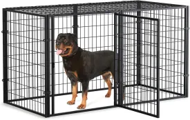 Large Dog Crate, Reinforced Upgraded Version, 40 Inch, Dog Crates for Medium Large Dogs, Big Cage, Dog Kennel, Puppy Playpen, Pet Cage, Pet Playpen, Indoor