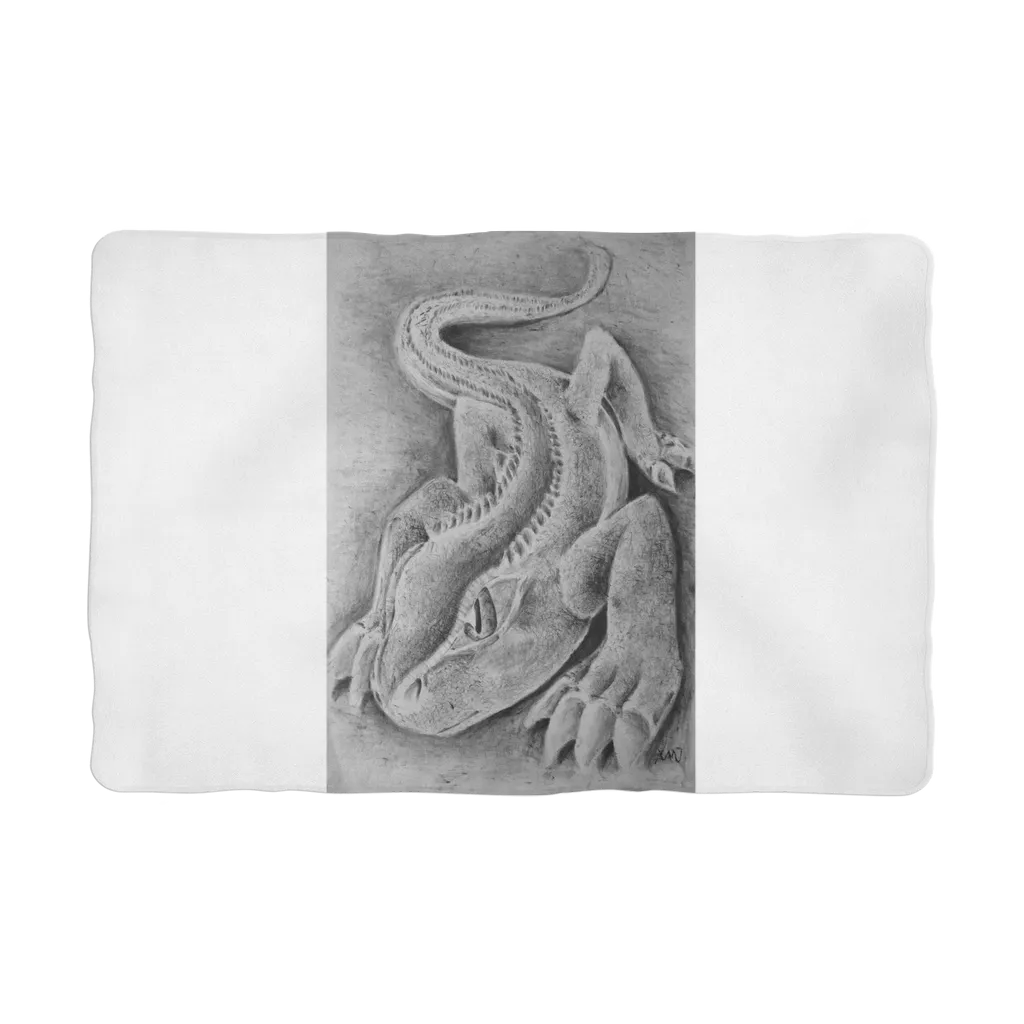 Lizzy the Lizard Sublimation Pet Blanket