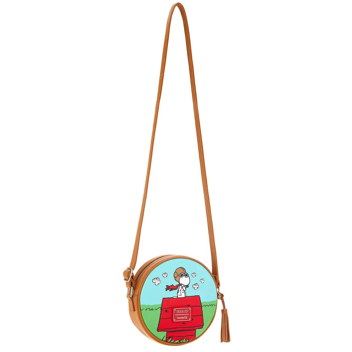 Loungefly Peanuts Snoopy vs. the Red Baron Crossbody Bag