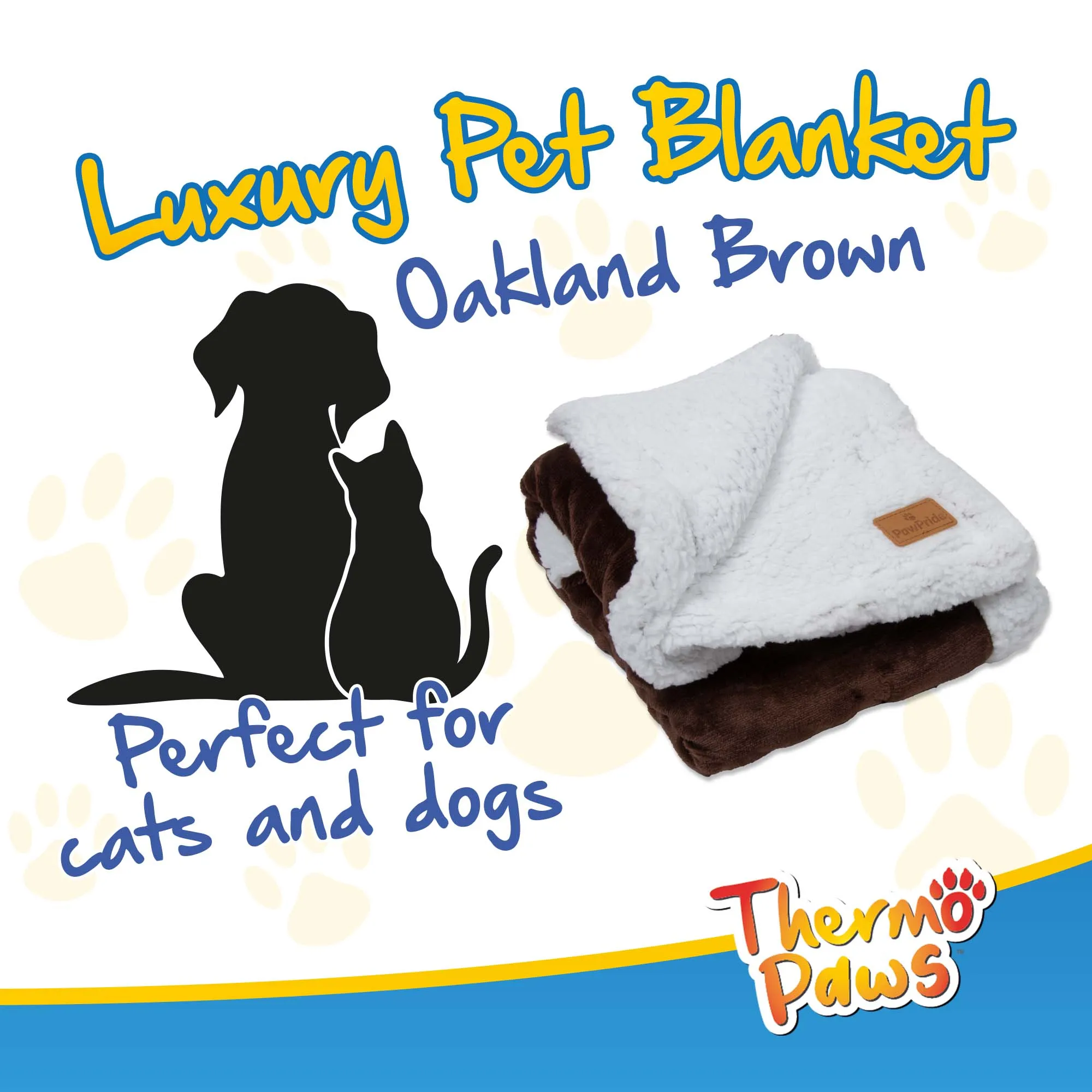 Luxury Pet Blanket (Brown) - PawPride