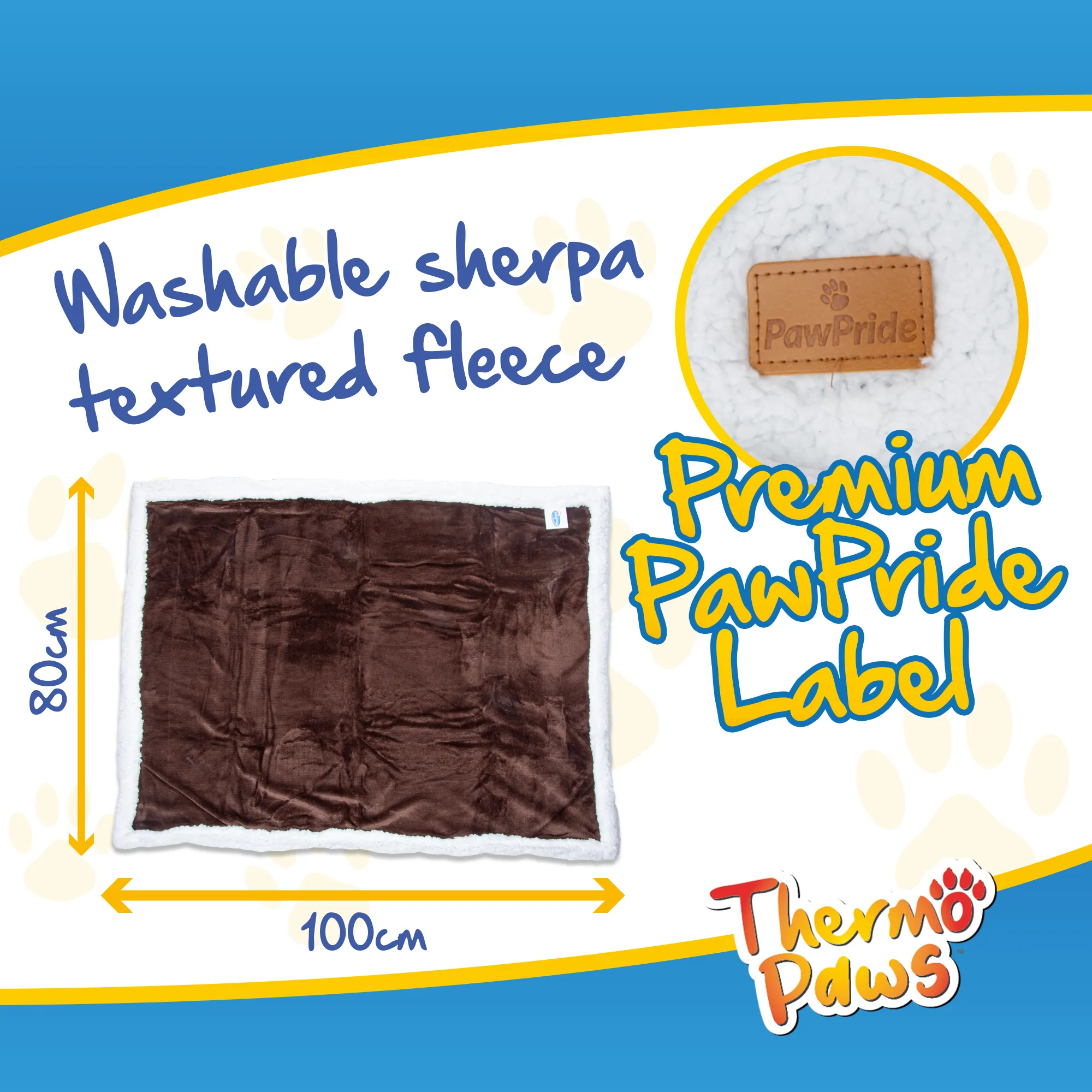 Luxury Pet Blanket (Brown) - PawPride