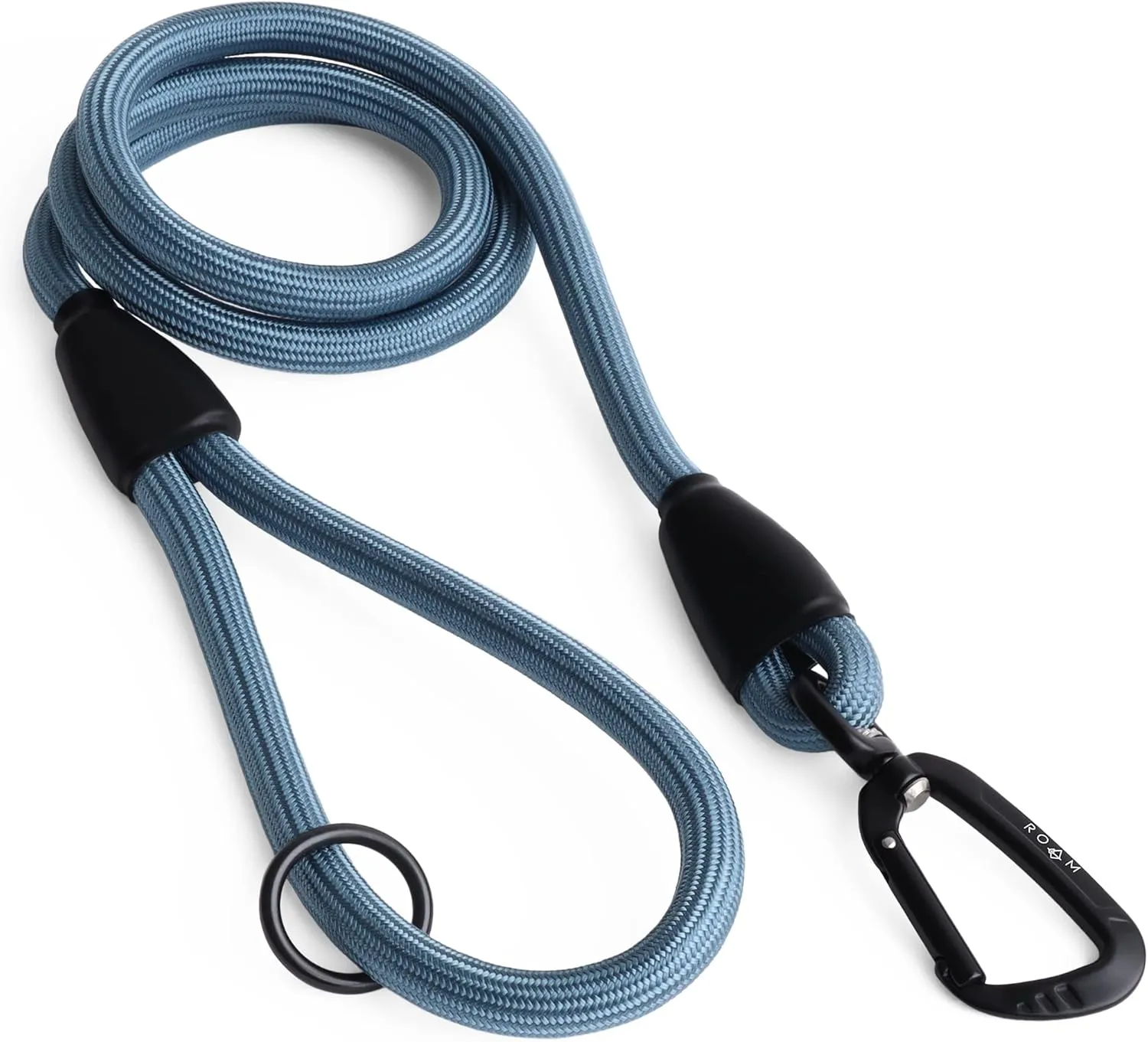 MADE TO ROAM Premium Everyday Leash - Ultra Soft Dog Leash with Aviation Aluminum Carabiner for Small, Medium, Large Dogs - California Horizon, 4ft (Rubber Coated Metal Clamps)