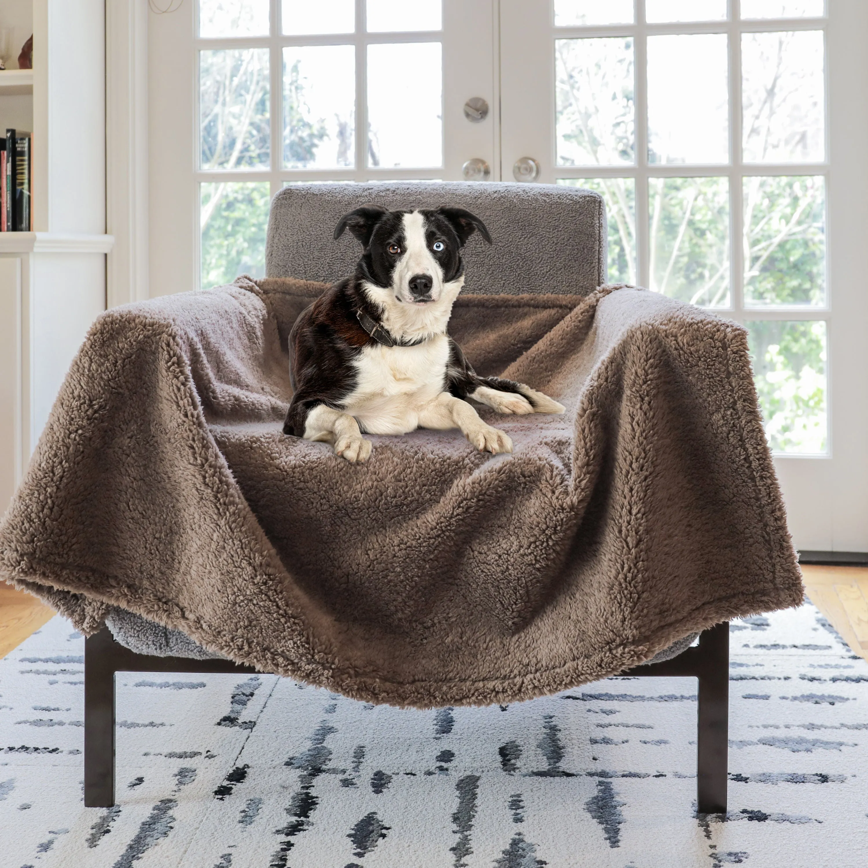 Medium Waterproof Pet Blanket, Brown, 30 x 40"