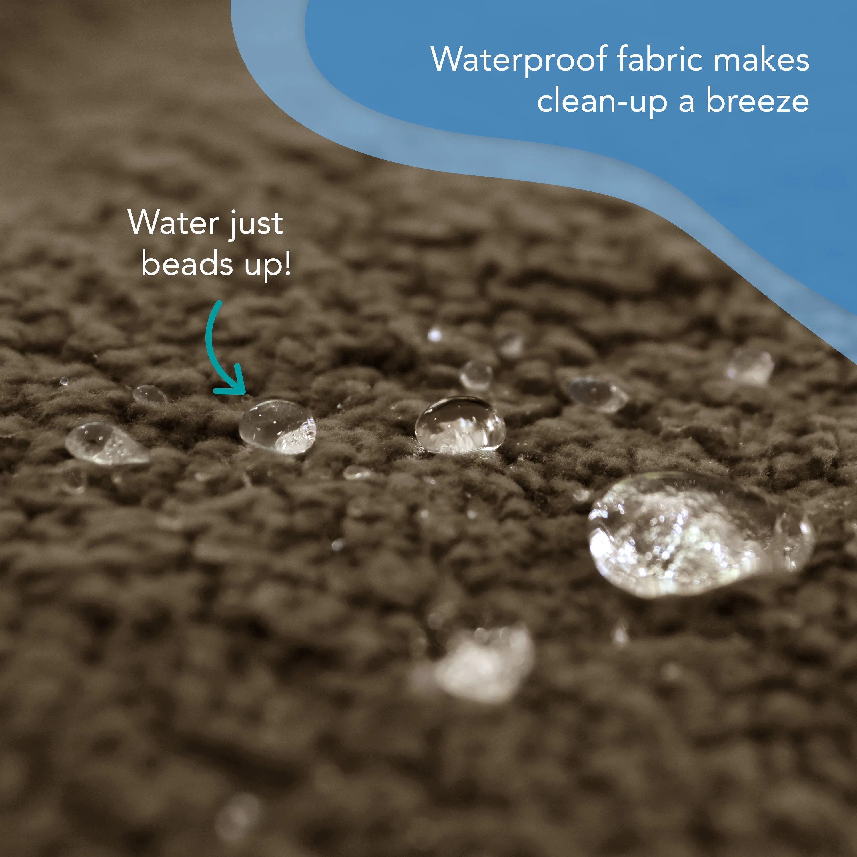 Medium Waterproof Pet Blanket, Brown, 30 x 40"