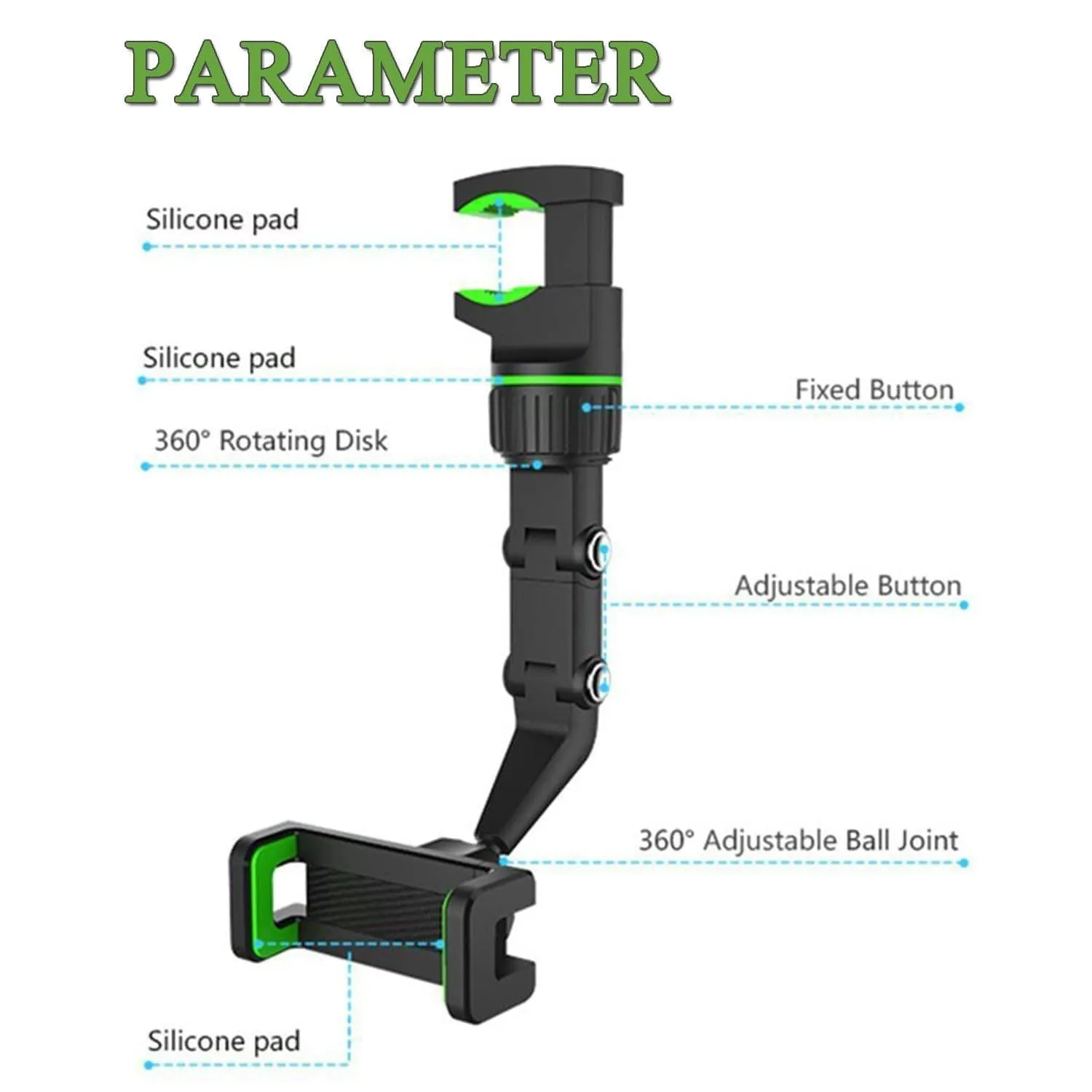 Mirror Mount Bracket Universal clip for Mobile