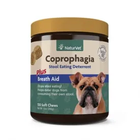 Naturvet Coprophagia Stool Eating Deterrent 130 Chewable Tabs