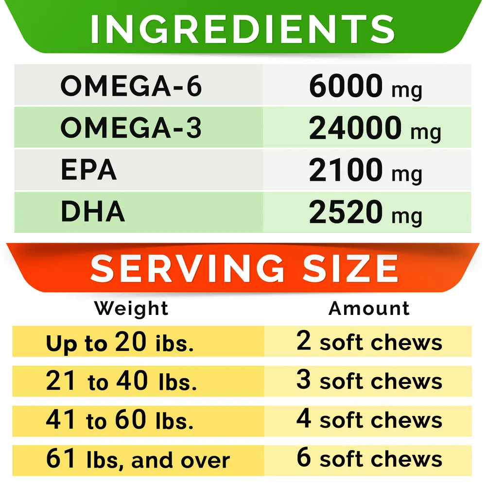 Omega Chews Salmon Oil  - Pack of 2