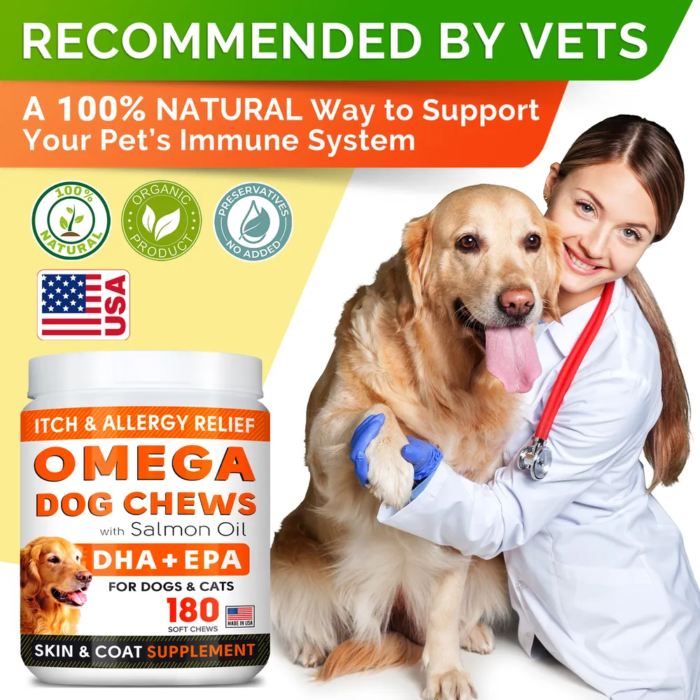 Omega Chews Salmon Oil  - Pack of 2