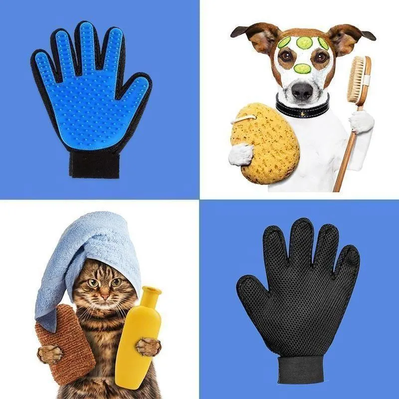 Pet brush glove Pet hair glove For dog & cat