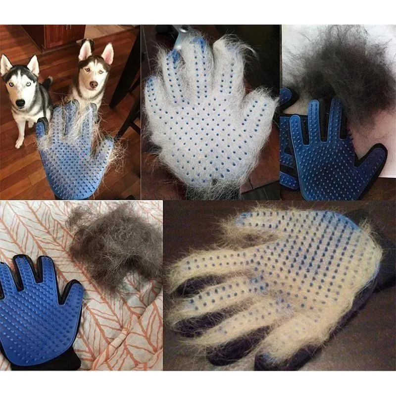 Pet brush glove Pet hair glove For dog & cat