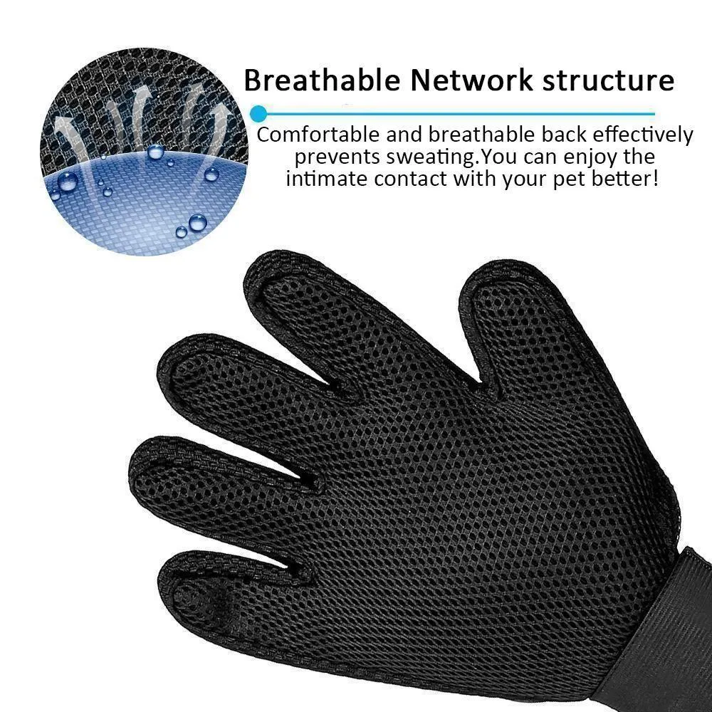 Pet brush glove Pet hair glove For dog & cat