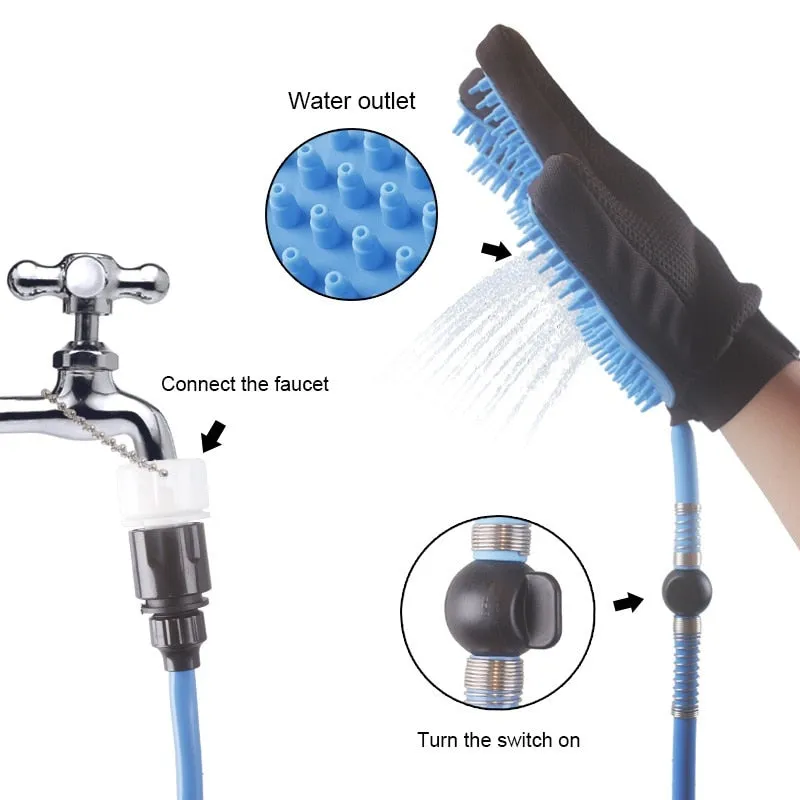 Pet Massage Bathing Shower Brush