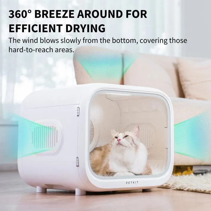 Petkit Xiaopei pet first-class drying box cat hair dryer artifact anti-bath stress essential package one-year warranty package home delivery [North American version]