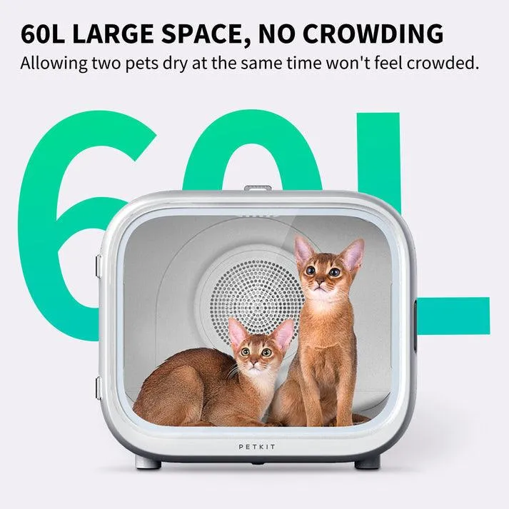 Petkit Xiaopei pet first-class drying box cat hair dryer artifact anti-bath stress essential package one-year warranty package home delivery [North American version]