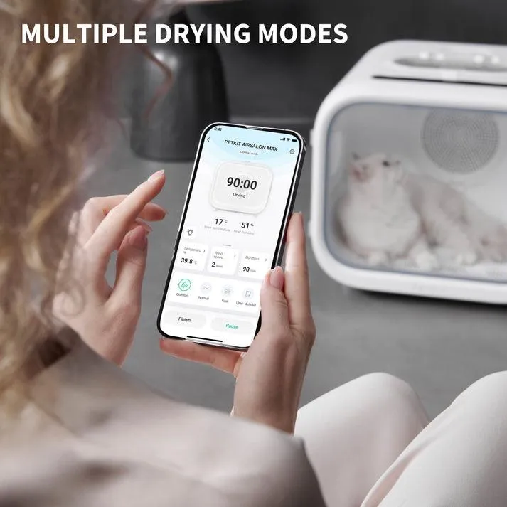 Petkit Xiaopei pet first-class drying box cat hair dryer artifact anti-bath stress essential package one-year warranty package home delivery [North American version]
