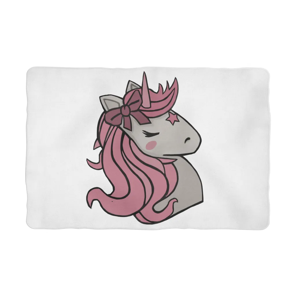 Pink Unicorn Sublimation Pet Blanket