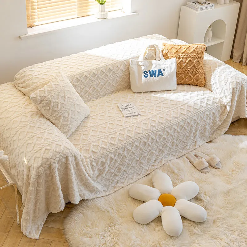 Plush Warm Soft Sofa/Couch Cover