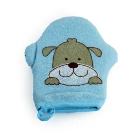 Puppy Love Blue Hand Glove Bath Sponge