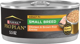 Purina Pro Plan Adult Small Breed Chicken and Carrots Entree in Gravy Wet Dog Food for Small Dogs - (Pack of 24) 5.5 oz. Cans