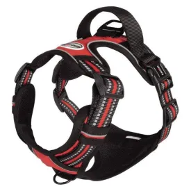 Reflective padded harness - ORANGE - XS