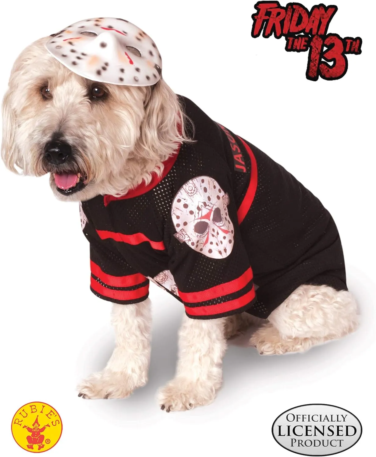 Rubies Friday The 13th Jason Pet Costume, Extra-Large for Themed Parties and Halloween