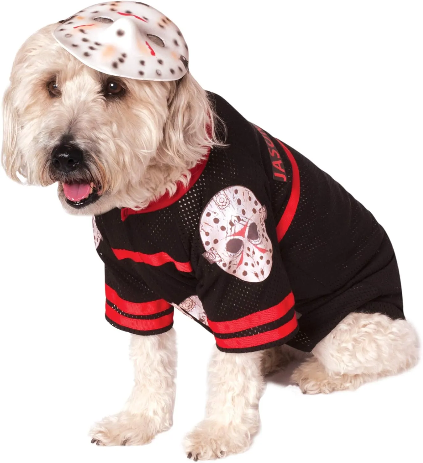 Rubies Friday The 13th Jason Pet Costume, Extra-Large for Themed Parties and Halloween