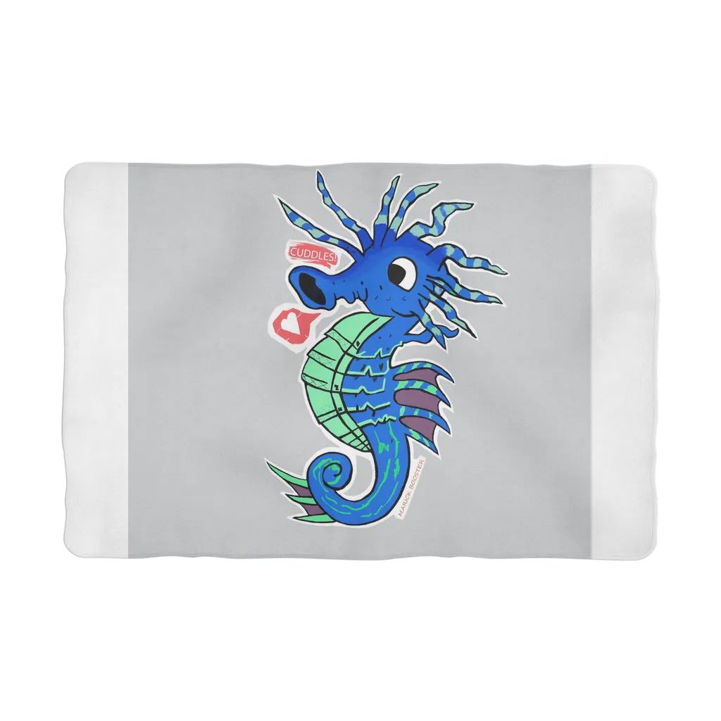 Seahorse Sublimation Pet Blanket