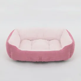 Soft Warm Cozy Square Plush Dog Sofa Bed